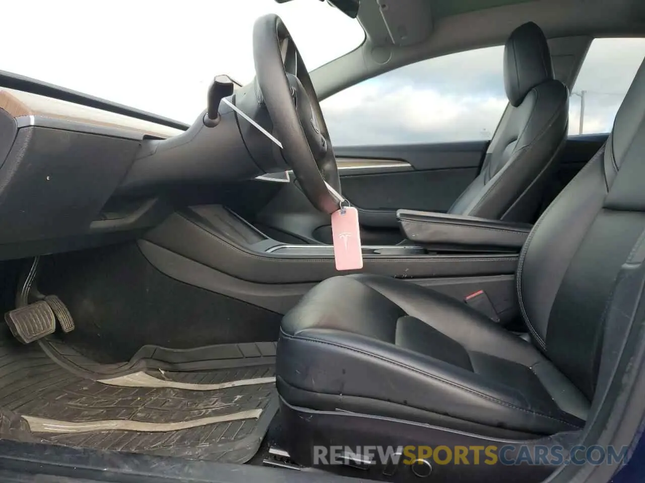 7 fotografías del automóvil dañado 5YJ3E1EA8NF189026 TESLA MODEL 3 2022