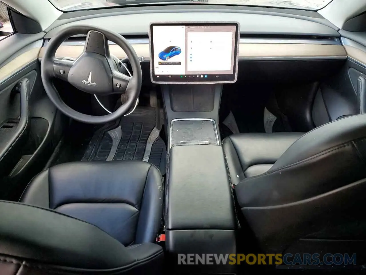 8 fotografías del automóvil dañado 5YJ3E1EA8NF189026 TESLA MODEL 3 2022