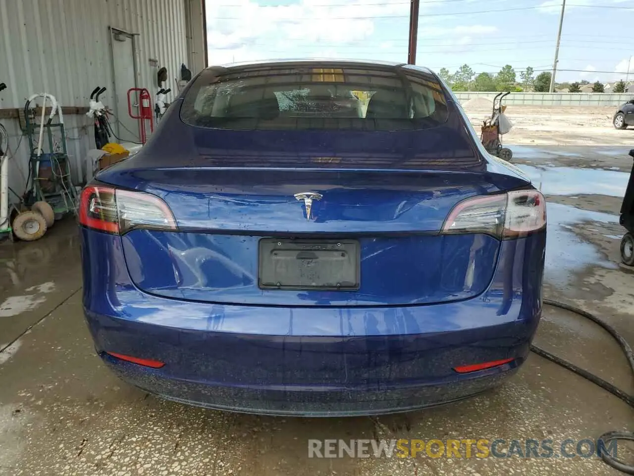 6 fotografías del automóvil dañado 5YJ3E1EA8NF189947 TESLA MODEL 3 2022