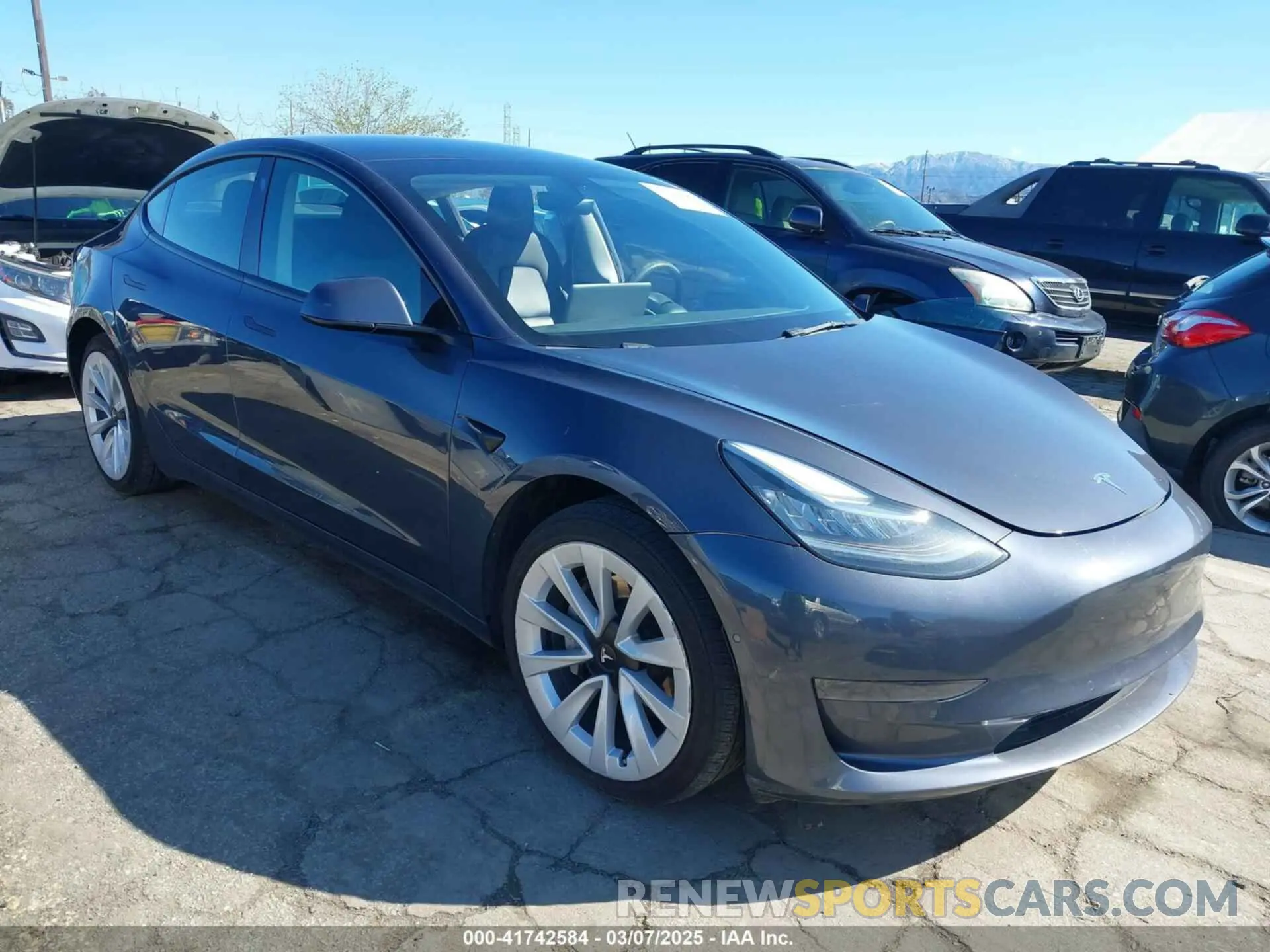 1 fotografías del automóvil dañado 5YJ3E1EA8NF241691 TESLA MODEL 3 2022