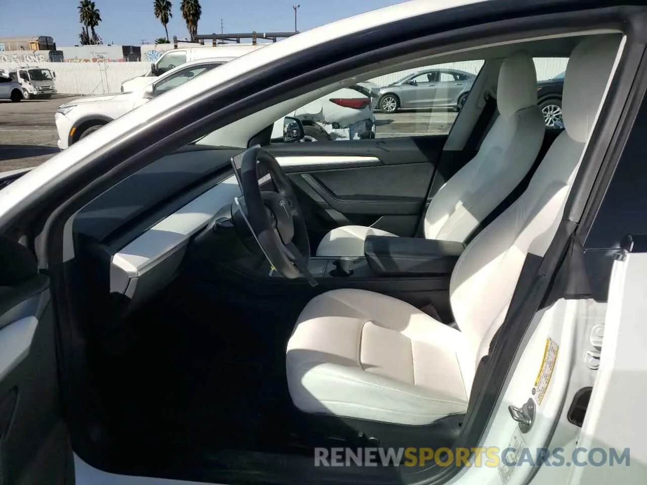 7 fotografías del automóvil dañado 5YJ3E1EA8NF244929 TESLA MODEL 3 2022