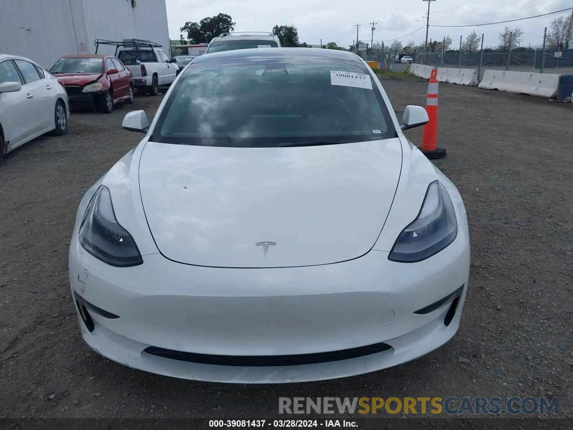 13 fotografías del automóvil dañado 5YJ3E1EA8NF245952 TESLA MODEL 3 2022