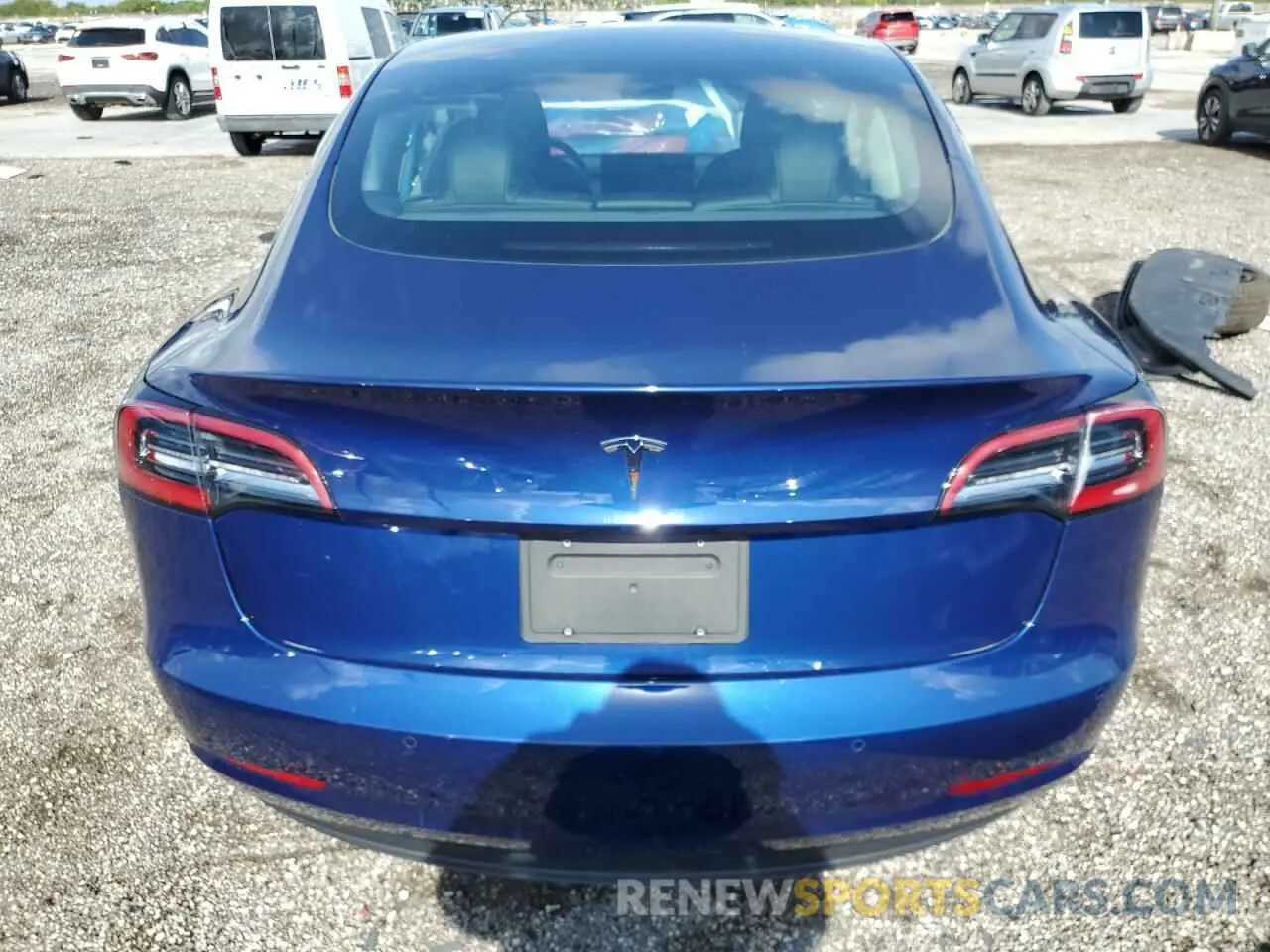 6 fotografías del automóvil dañado 5YJ3E1EA8NF285545 TESLA MODEL 3 2022