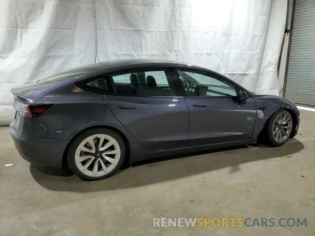 3 fotografías del automóvil dañado 5YJ3E1EA8NF286470 TESLA MODEL 3 2022