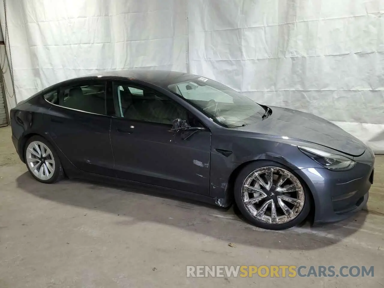 4 fotografías del automóvil dañado 5YJ3E1EA8NF286470 TESLA MODEL 3 2022