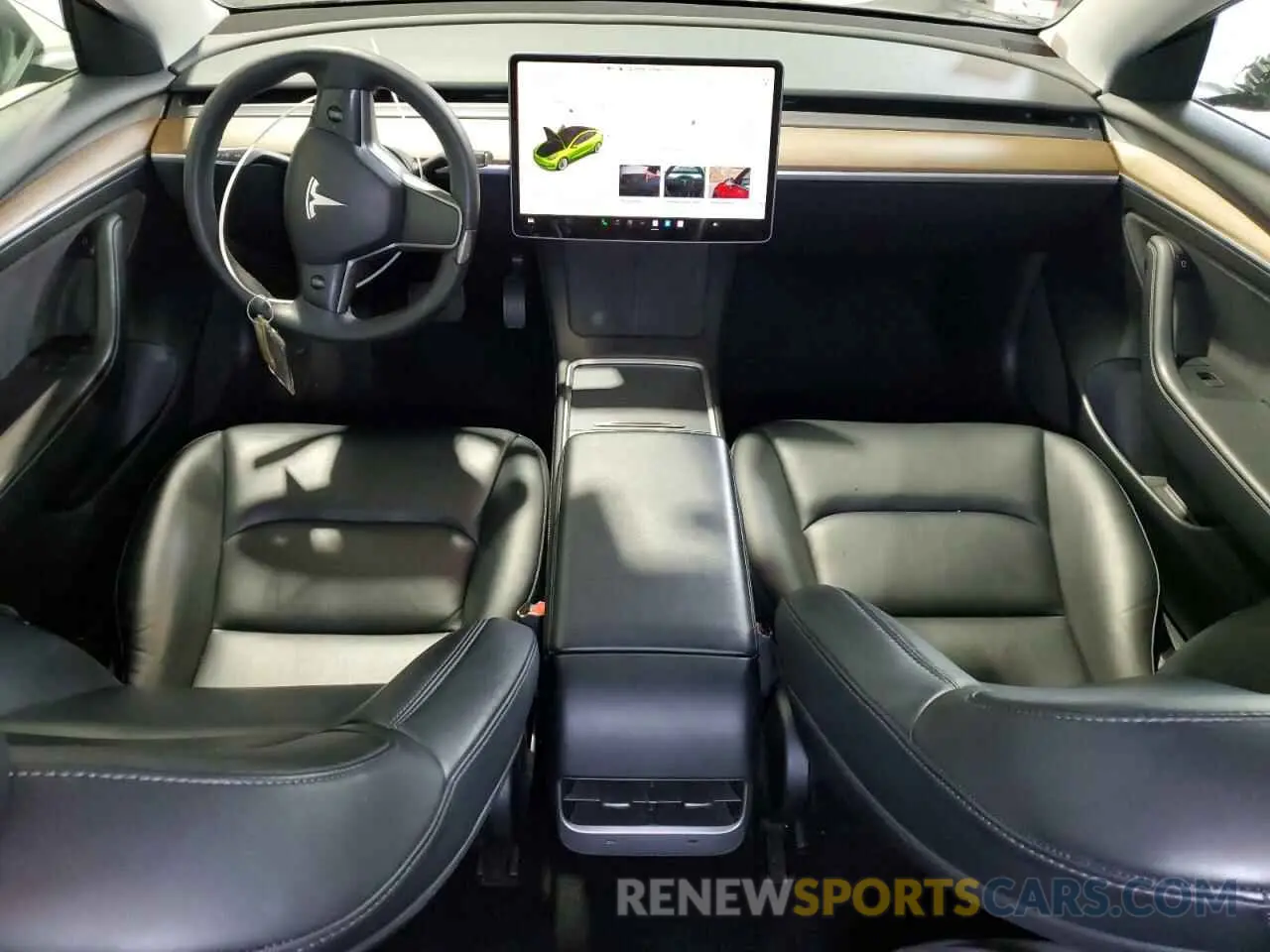 8 fotografías del automóvil dañado 5YJ3E1EA8NF286470 TESLA MODEL 3 2022