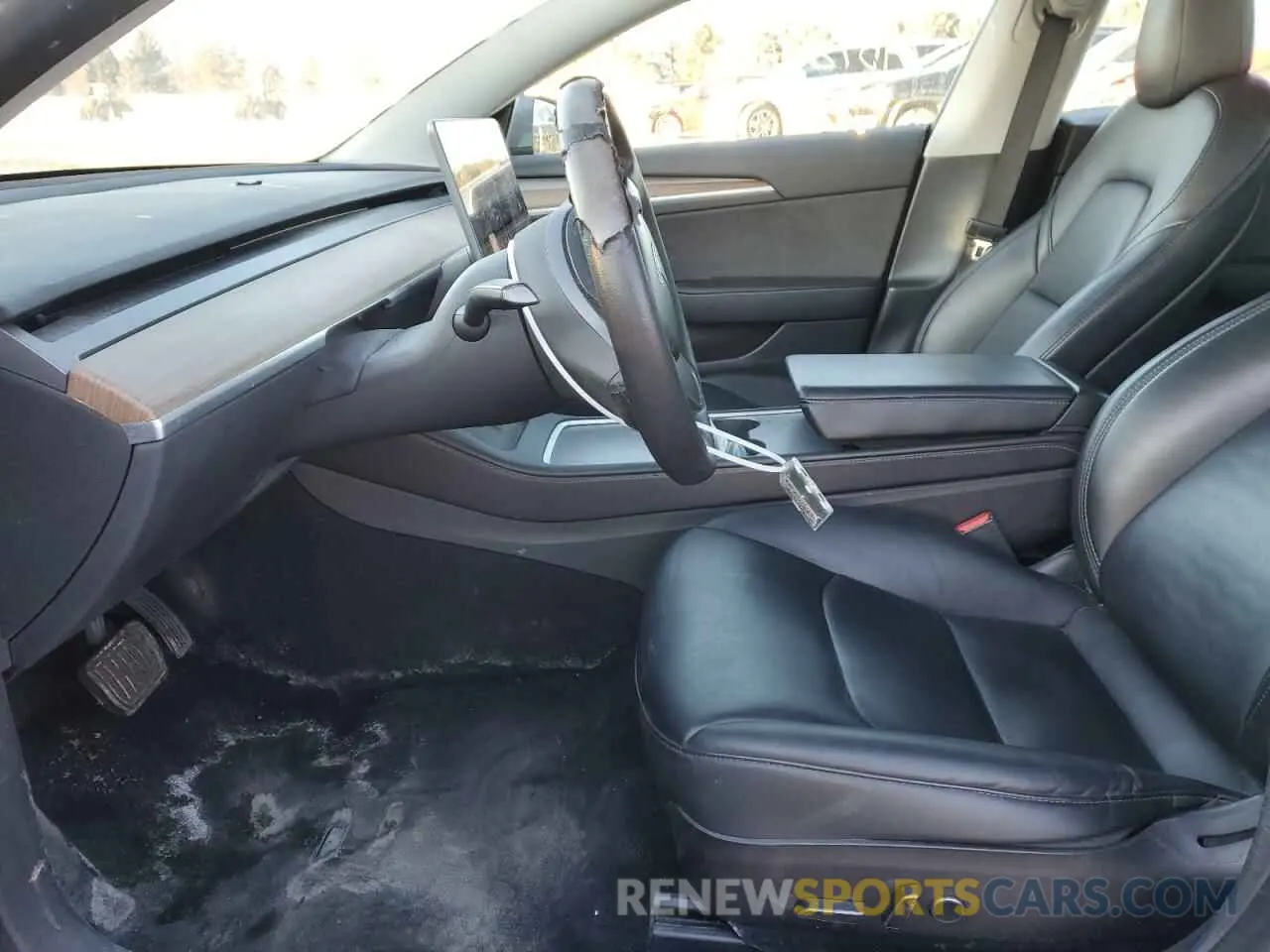 7 fotografías del automóvil dañado 5YJ3E1EA8NF287070 TESLA MODEL 3 2022