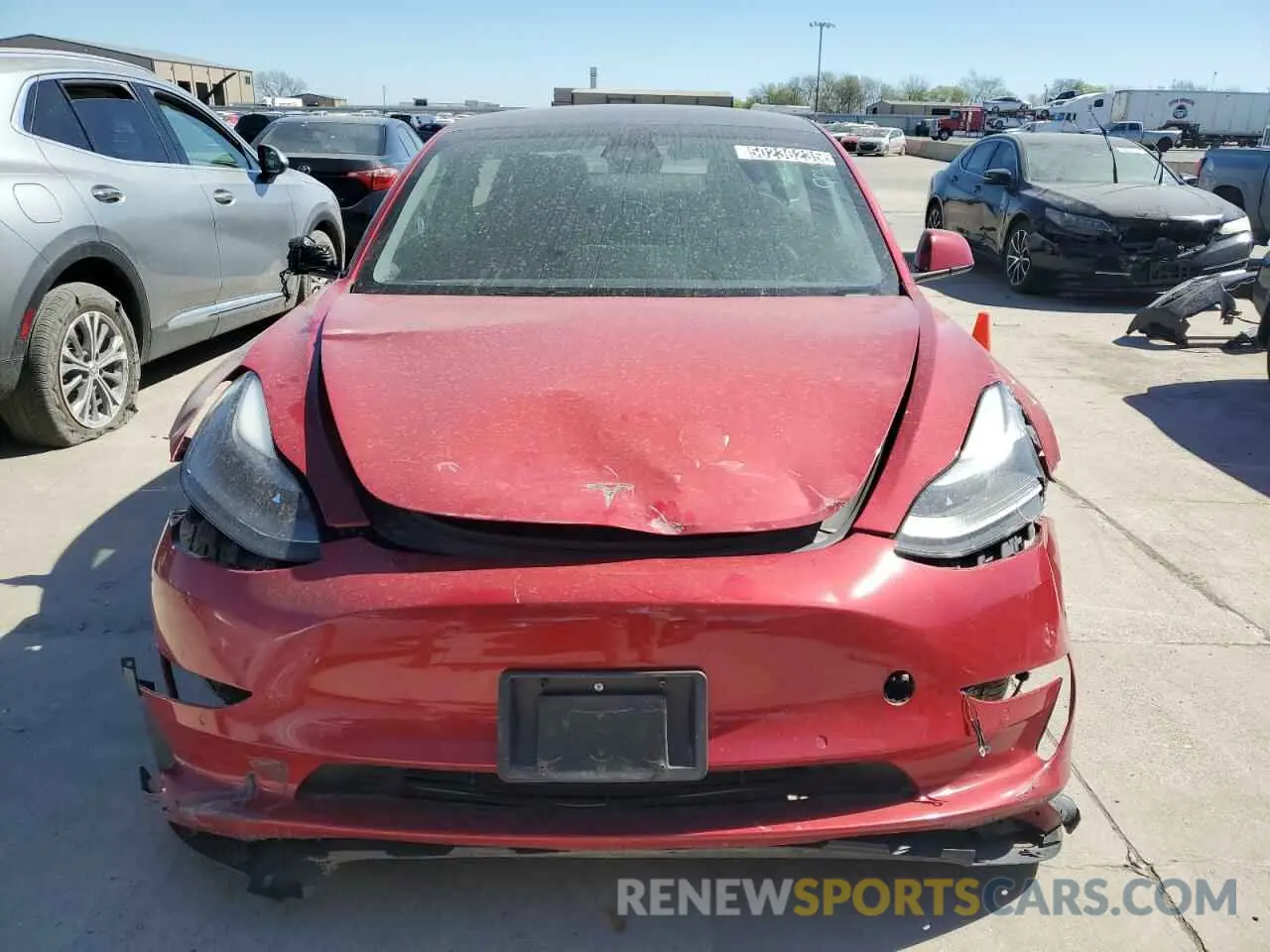 5 fotografías del automóvil dañado 5YJ3E1EA8NF290504 TESLA MODEL 3 2022