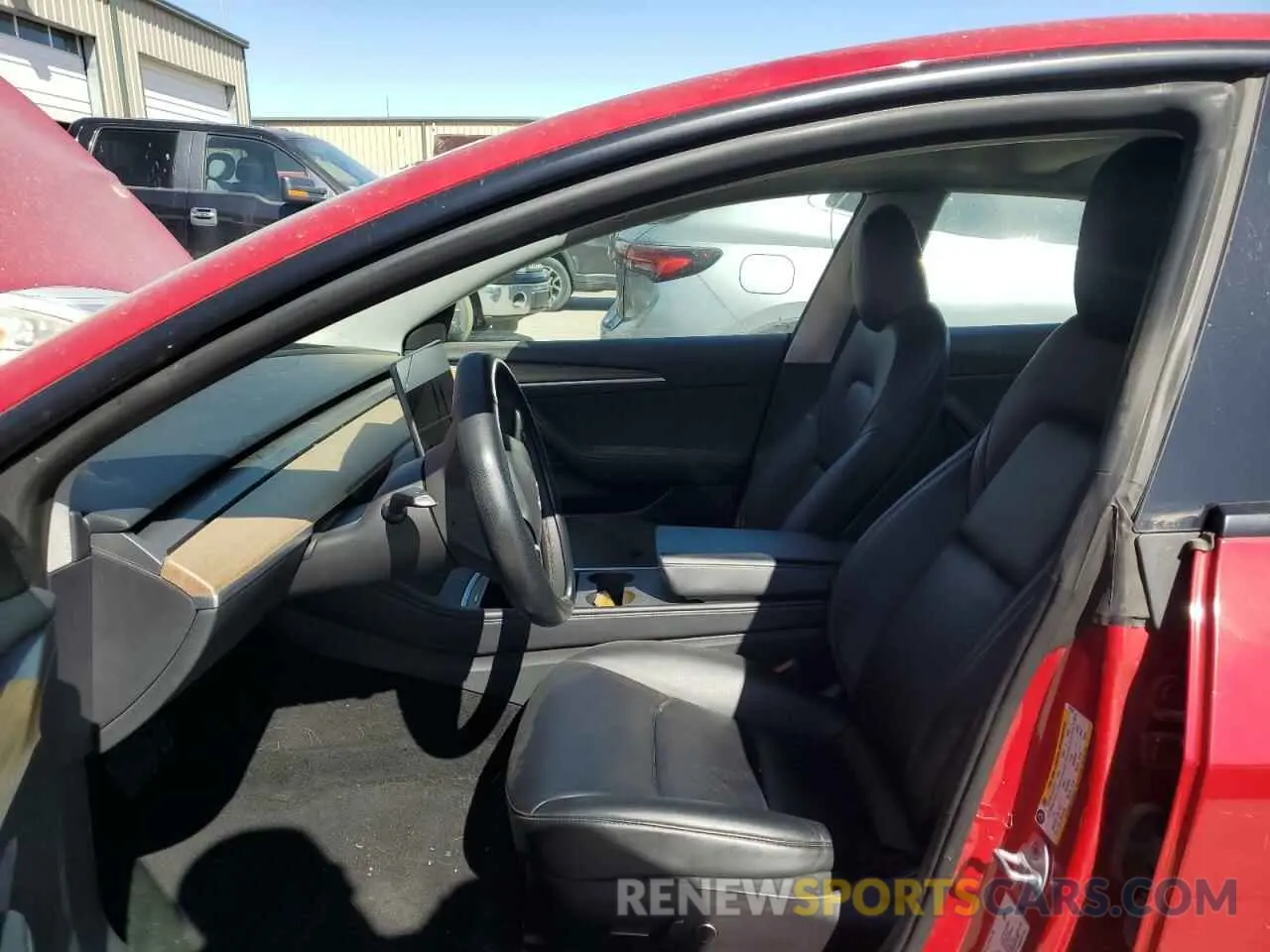 7 fotografías del automóvil dañado 5YJ3E1EA8NF290504 TESLA MODEL 3 2022