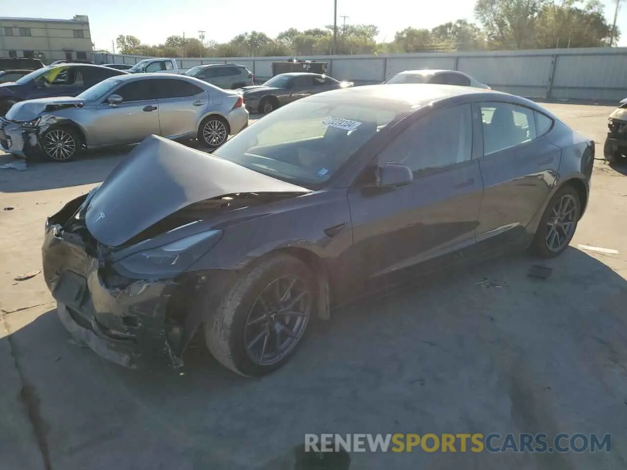 1 fotografías del automóvil dañado 5YJ3E1EA8NF290826 TESLA MODEL 3 2022