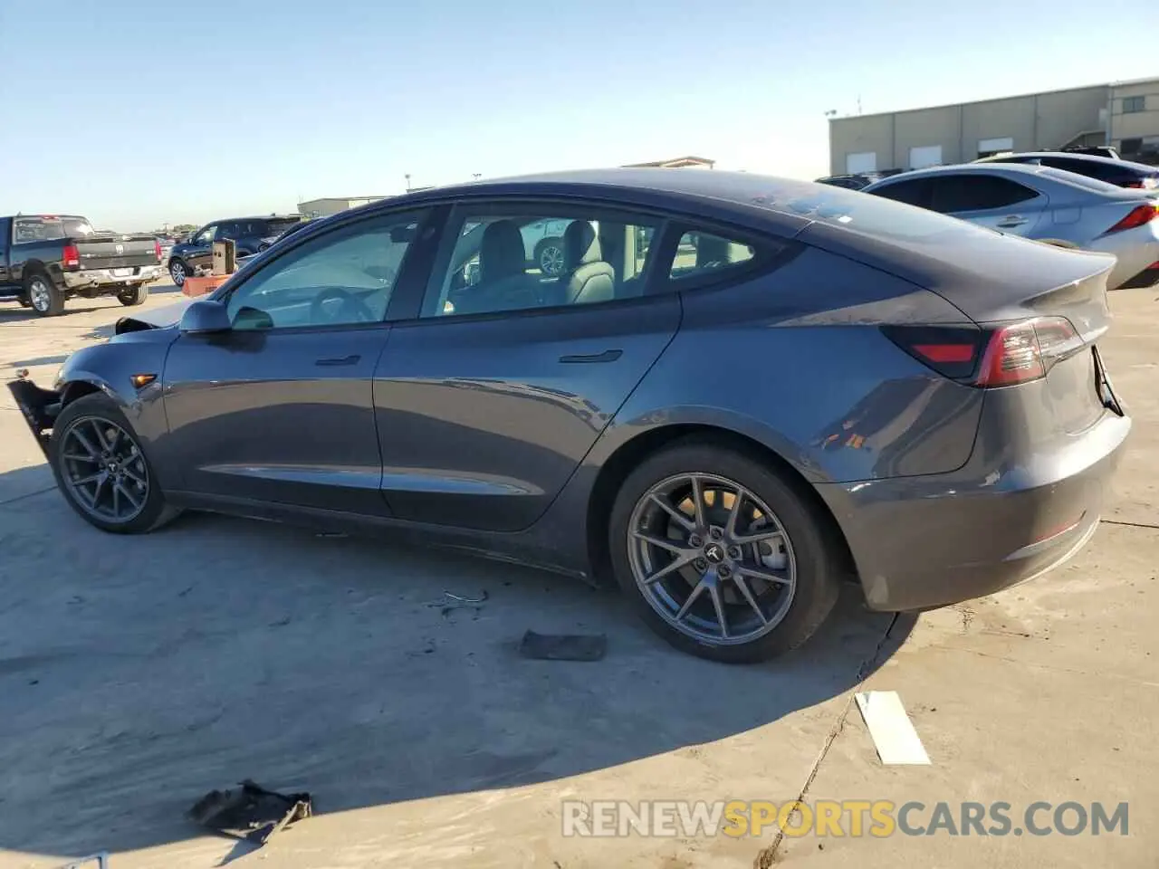 2 fotografías del automóvil dañado 5YJ3E1EA8NF290826 TESLA MODEL 3 2022