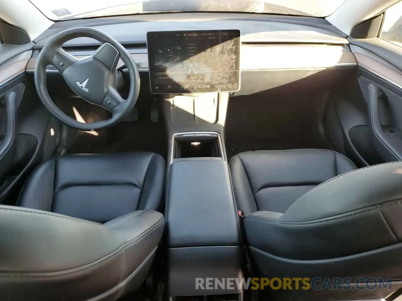 8 fotografías del automóvil dañado 5YJ3E1EA8NF290826 TESLA MODEL 3 2022