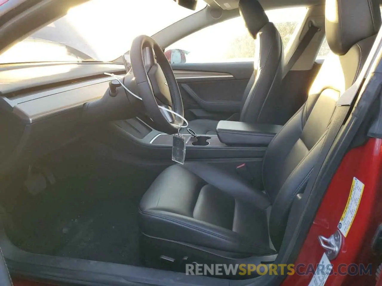 7 fotografías del automóvil dañado 5YJ3E1EA8NF290907 TESLA MODEL 3 2022