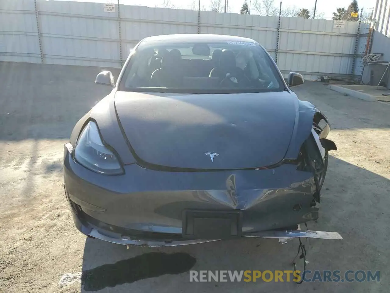 5 fotografías del automóvil dañado 5YJ3E1EA8NF301260 TESLA MODEL 3 2022