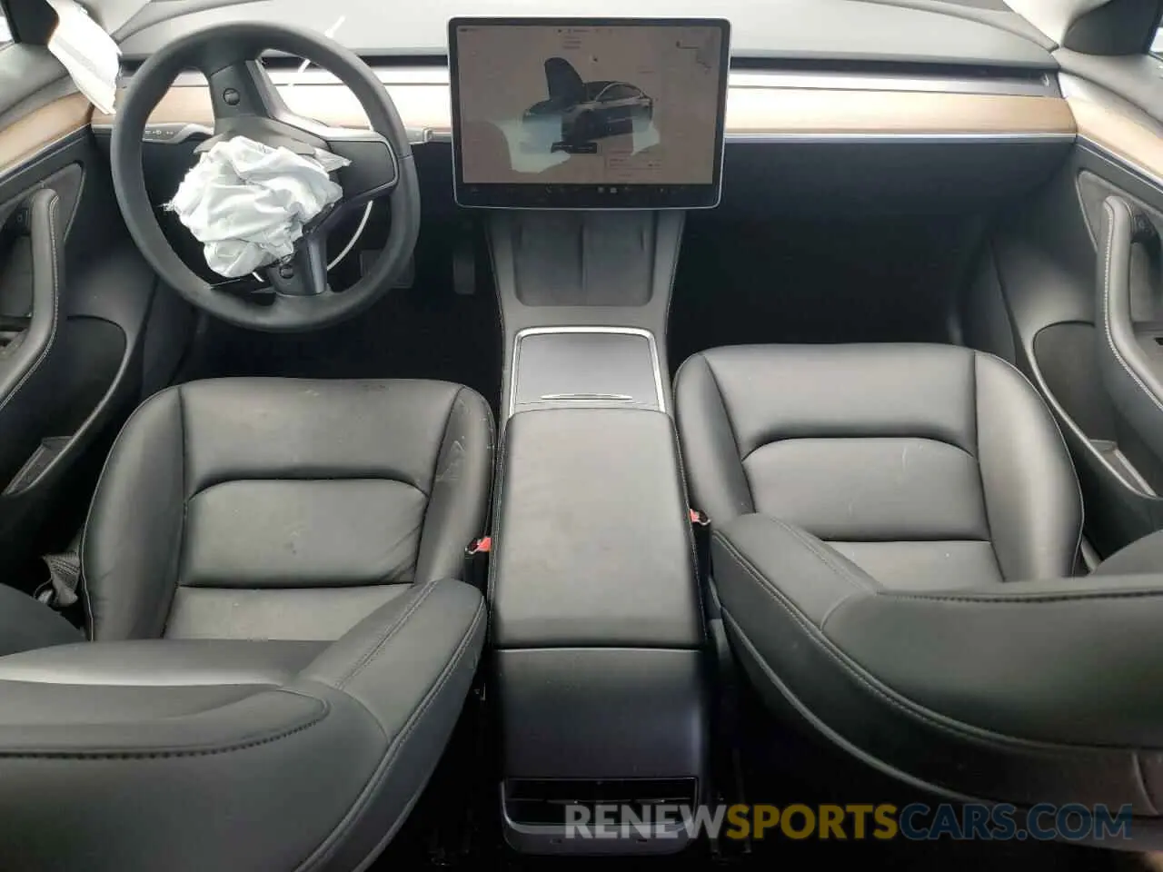 8 fotografías del automóvil dañado 5YJ3E1EA8NF301260 TESLA MODEL 3 2022