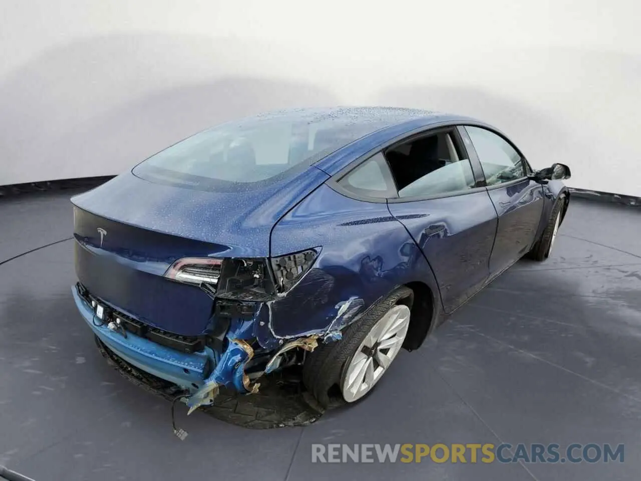 3 fotografías del automóvil dañado 5YJ3E1EA8NF304384 TESLA MODEL 3 2022