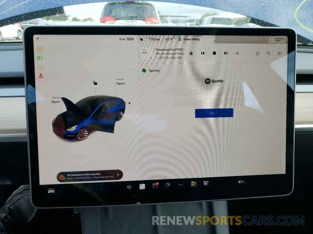 9 fotografías del automóvil dañado 5YJ3E1EA8NF304384 TESLA MODEL 3 2022
