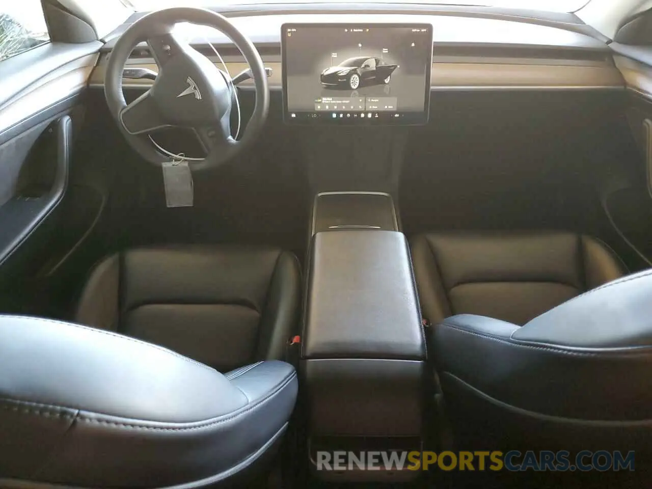 8 fotografías del automóvil dañado 5YJ3E1EA8NF304465 TESLA MODEL 3 2022