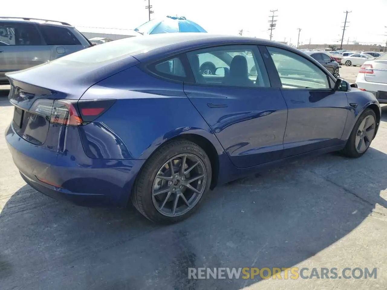 3 fotografías del automóvil dañado 5YJ3E1EA8NF331990 TESLA MODEL 3 2022