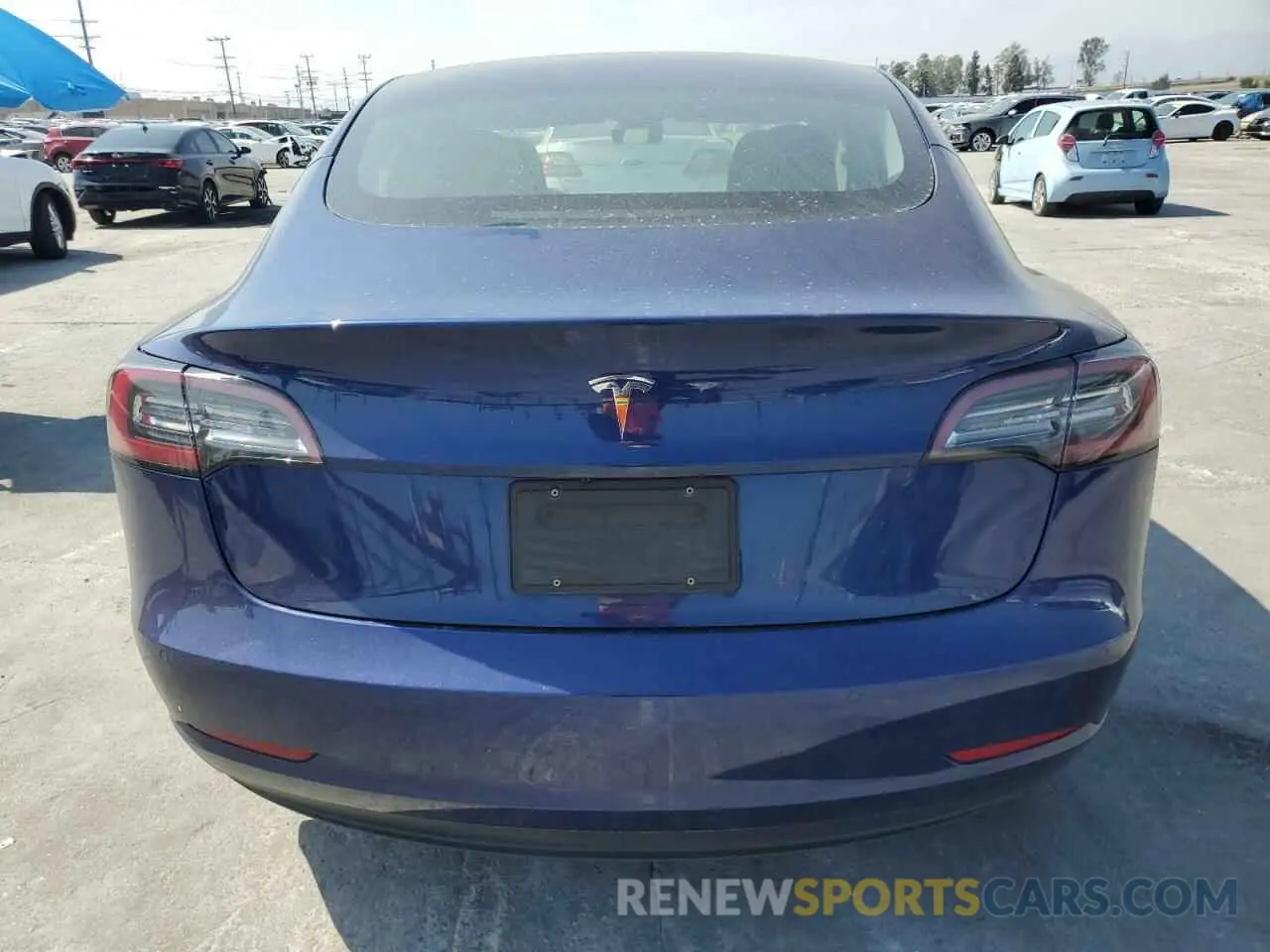 6 fotografías del automóvil dañado 5YJ3E1EA8NF331990 TESLA MODEL 3 2022