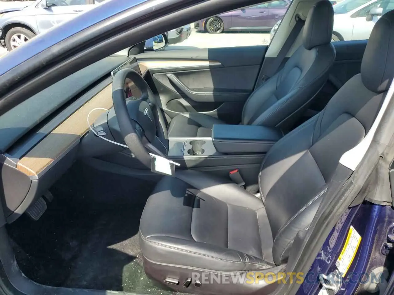 7 fotografías del automóvil dañado 5YJ3E1EA8NF331990 TESLA MODEL 3 2022