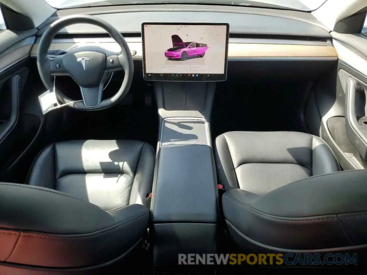 8 fotografías del automóvil dañado 5YJ3E1EA8NF331990 TESLA MODEL 3 2022