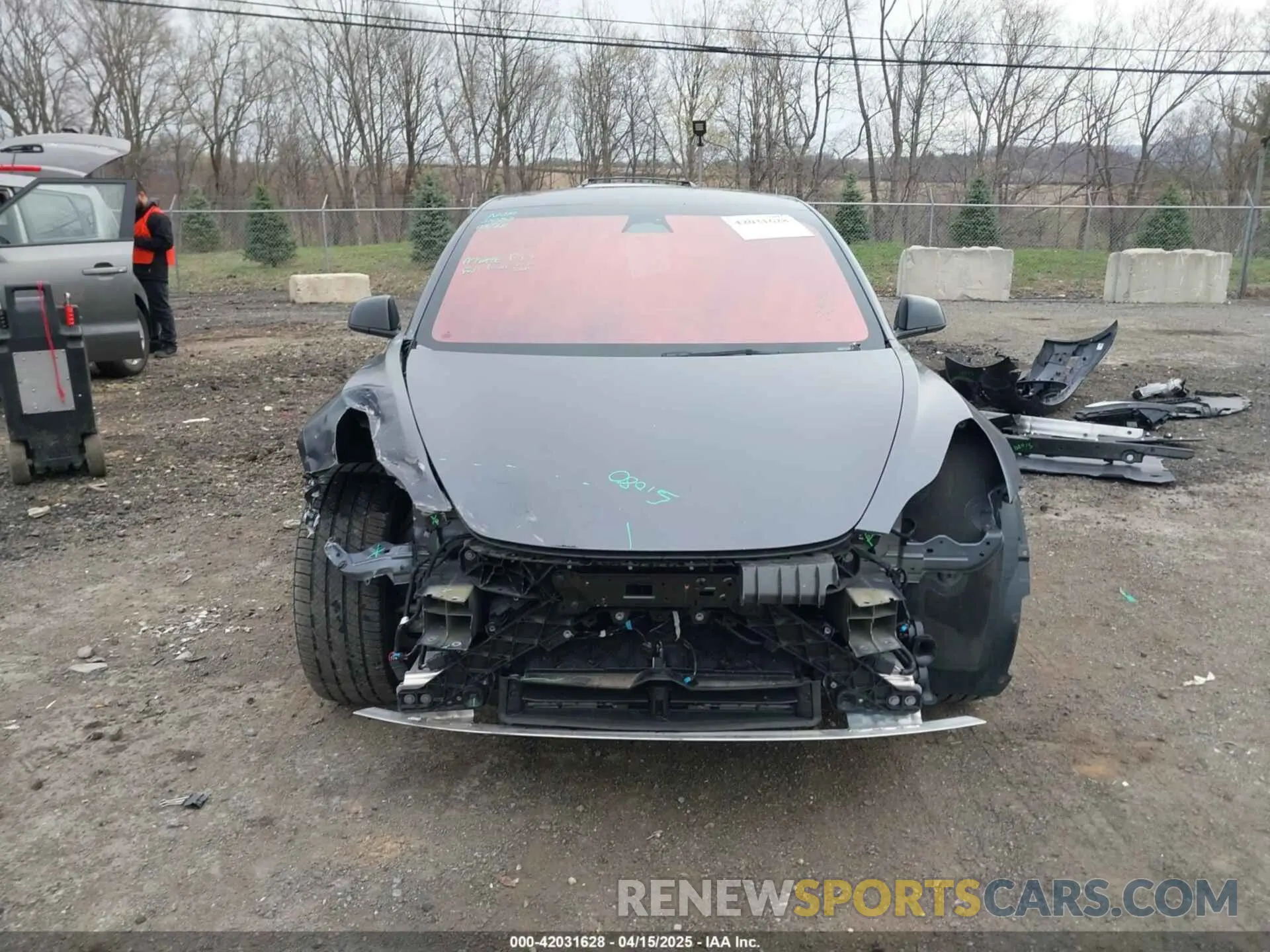 13 fotografías del automóvil dañado 5YJ3E1EA8NF344044 TESLA MODEL 3 2022