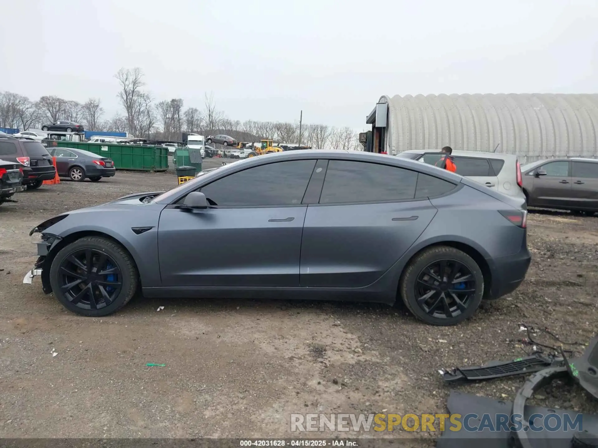 15 fotografías del automóvil dañado 5YJ3E1EA8NF344044 TESLA MODEL 3 2022