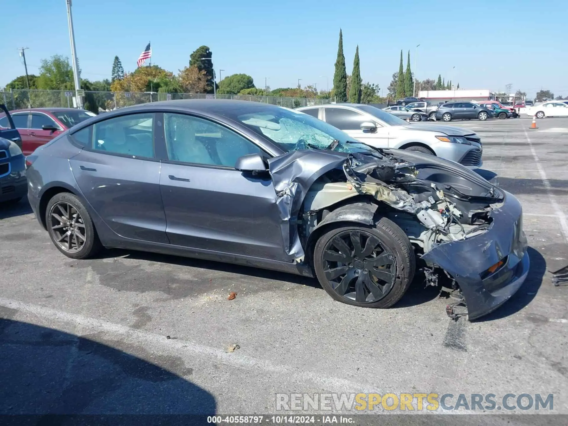13 fotografías del automóvil dañado 5YJ3E1EA8NF357943 TESLA MODEL 3 2022