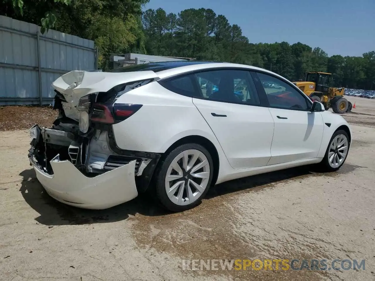 3 fotografías del automóvil dañado 5YJ3E1EA8NF368439 TESLA MODEL 3 2022