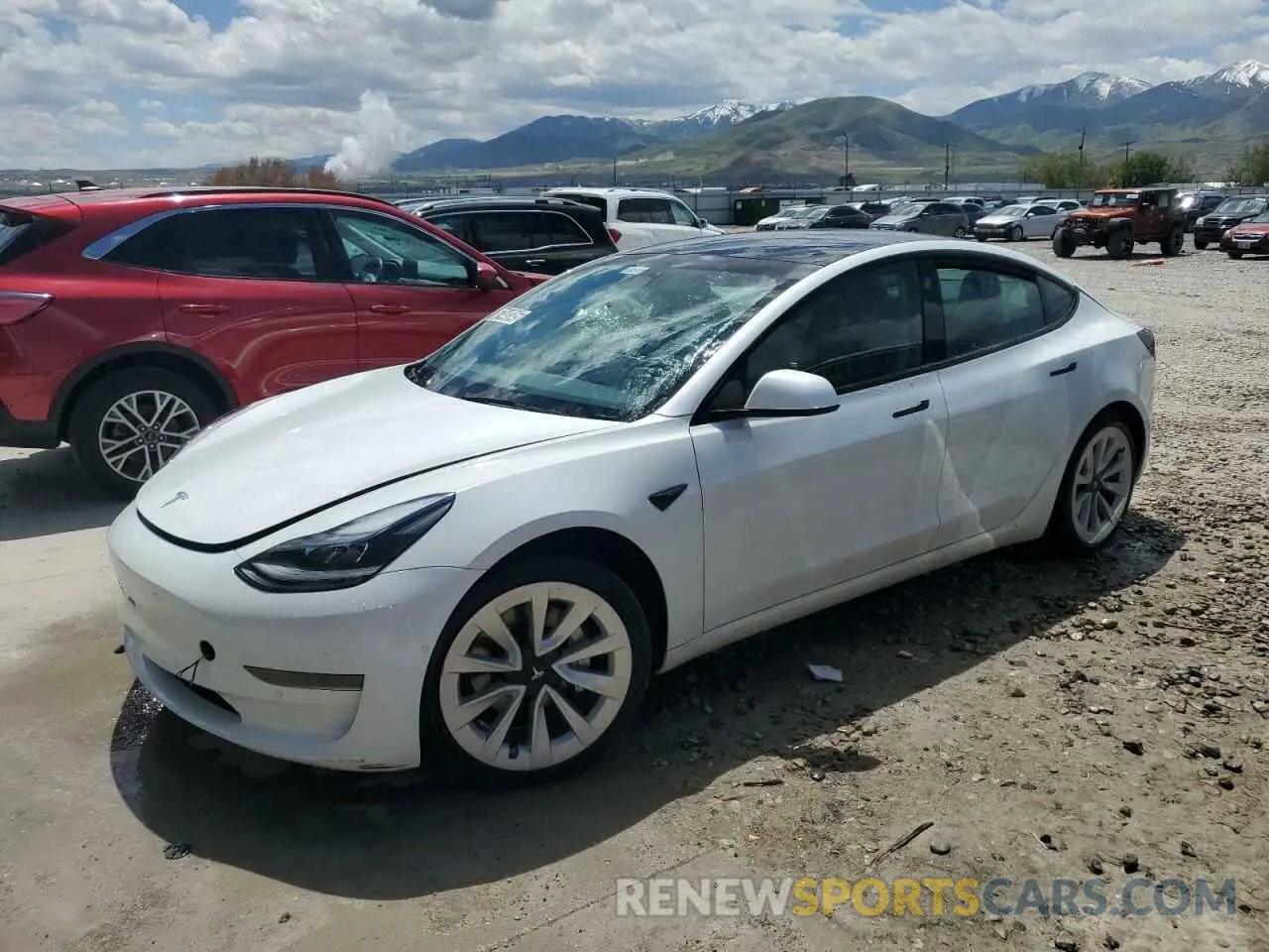 1 fotografías del automóvil dañado 5YJ3E1EA8NF368702 TESLA MODEL 3 2022