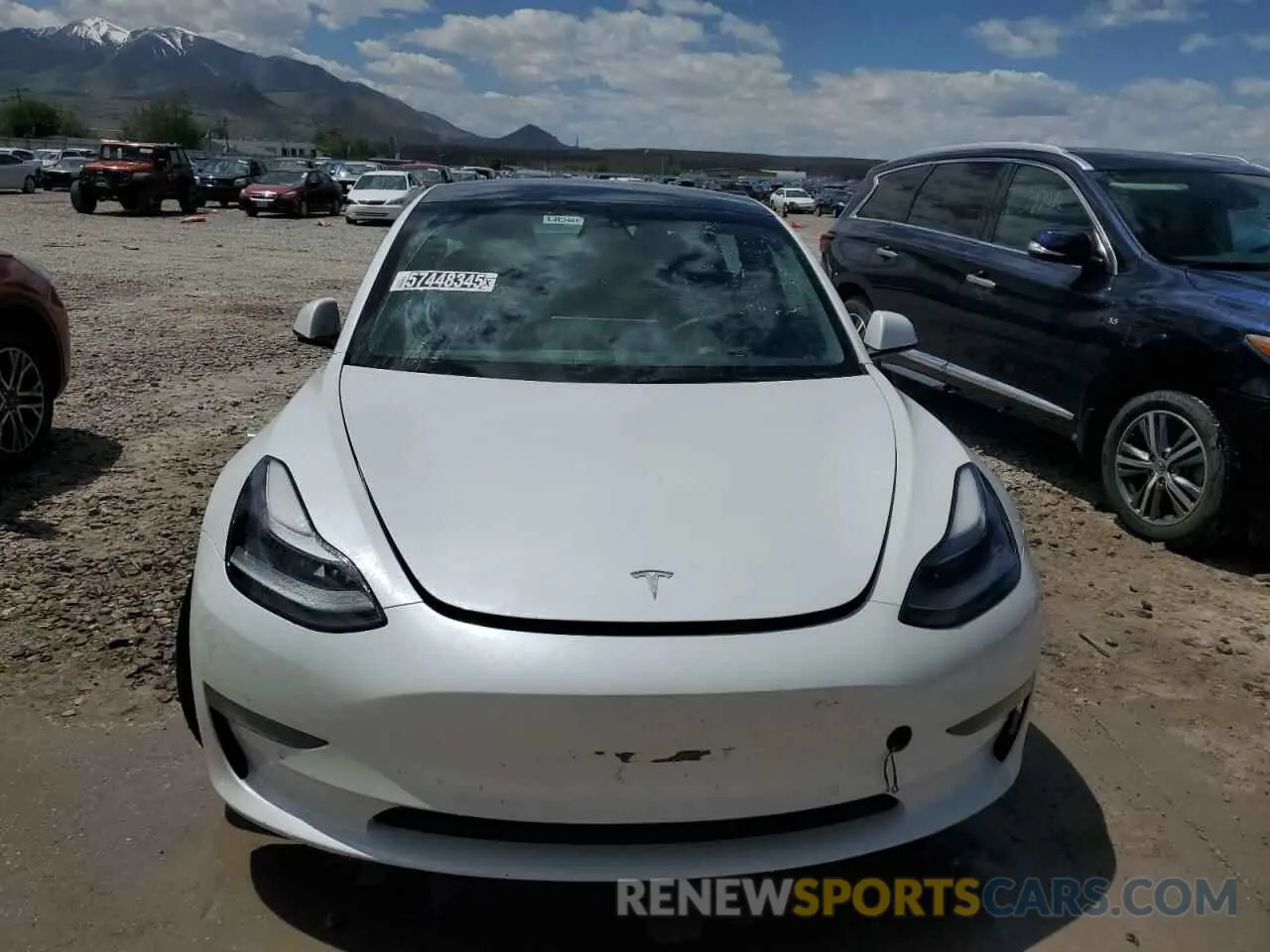 5 fotografías del automóvil dañado 5YJ3E1EA8NF368702 TESLA MODEL 3 2022