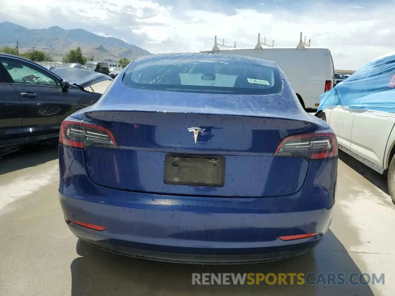 6 fotografías del automóvil dañado 5YJ3E1EA8NF369901 TESLA MODEL 3 2022