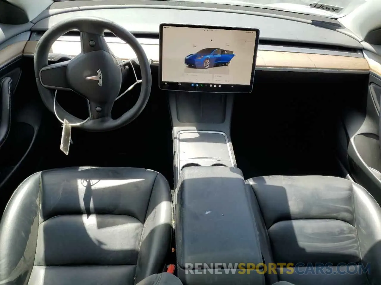 8 fotografías del automóvil dañado 5YJ3E1EA8NF369901 TESLA MODEL 3 2022