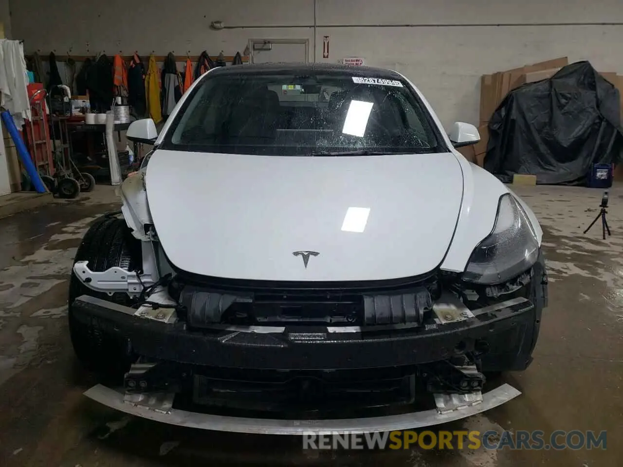 5 fotografías del automóvil dañado 5YJ3E1EA8NF370398 TESLA MODEL 3 2022