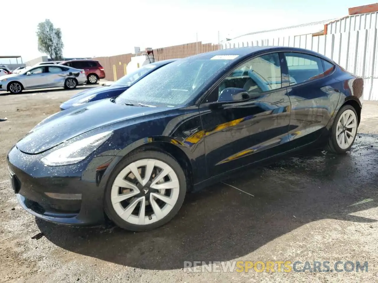 1 fotografías del automóvil dañado 5YJ3E1EA8NF372393 TESLA MODEL 3 2022