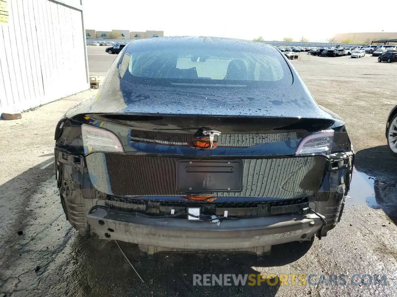 6 fotografías del automóvil dañado 5YJ3E1EA8NF372393 TESLA MODEL 3 2022