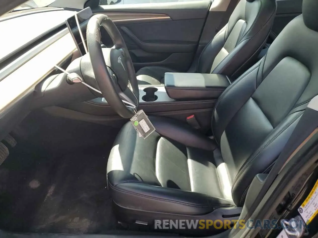 7 fotografías del automóvil dañado 5YJ3E1EA8NF372393 TESLA MODEL 3 2022