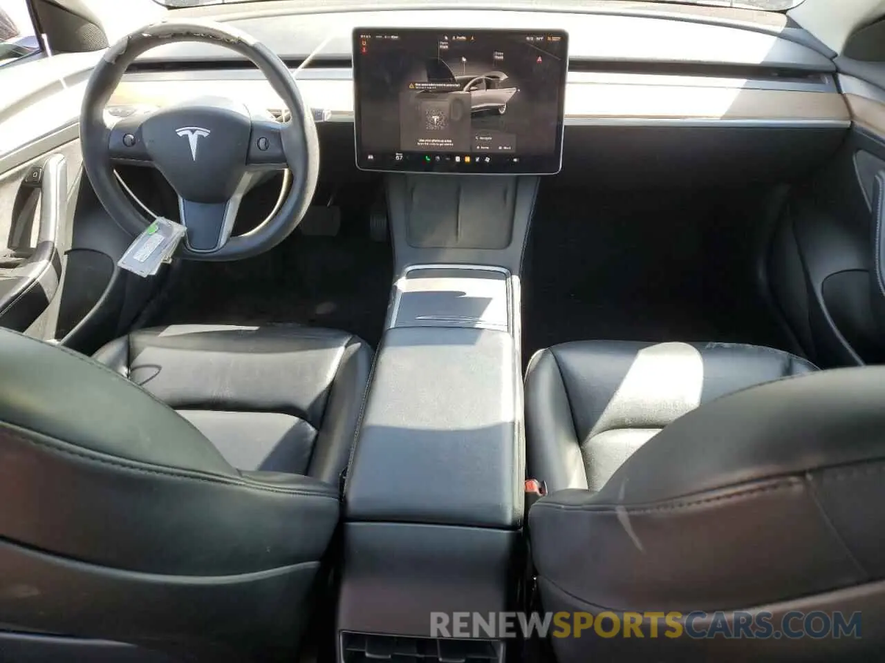 8 fotografías del automóvil dañado 5YJ3E1EA8NF372393 TESLA MODEL 3 2022