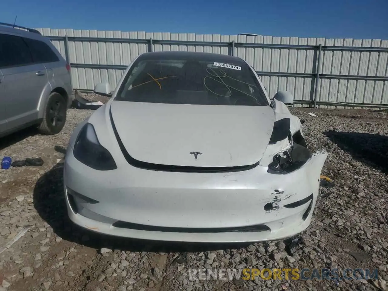 5 fotografías del automóvil dañado 5YJ3E1EA8NF373737 TESLA MODEL 3 2022