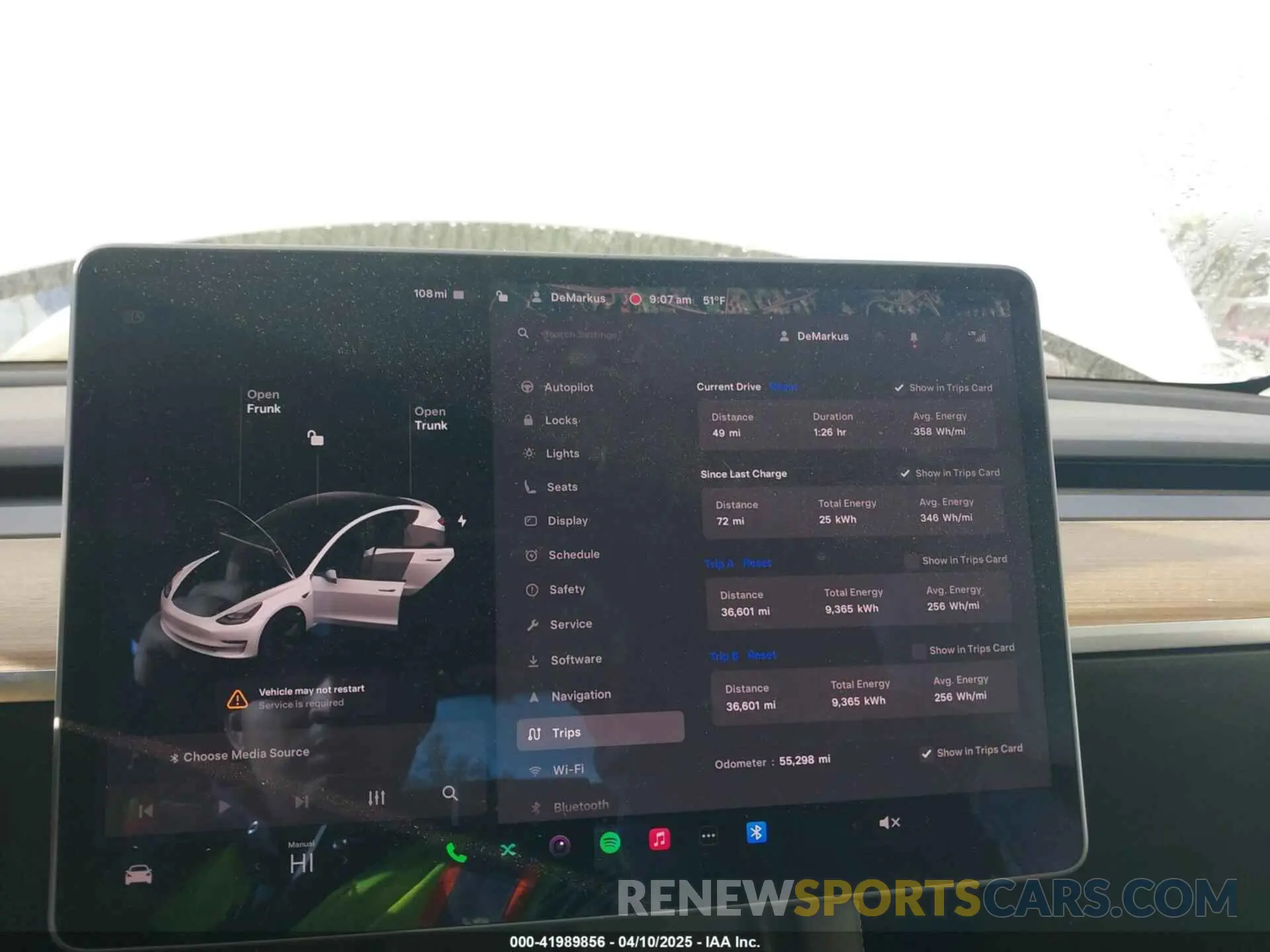 7 fotografías del automóvil dañado 5YJ3E1EA9NF124914 TESLA MODEL 3 2022