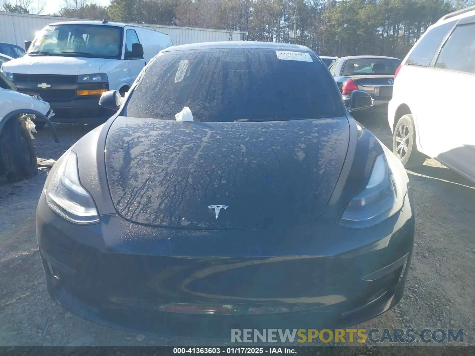 12 fotografías del automóvil dañado 5YJ3E1EA9NF147836 TESLA MODEL 3 2022