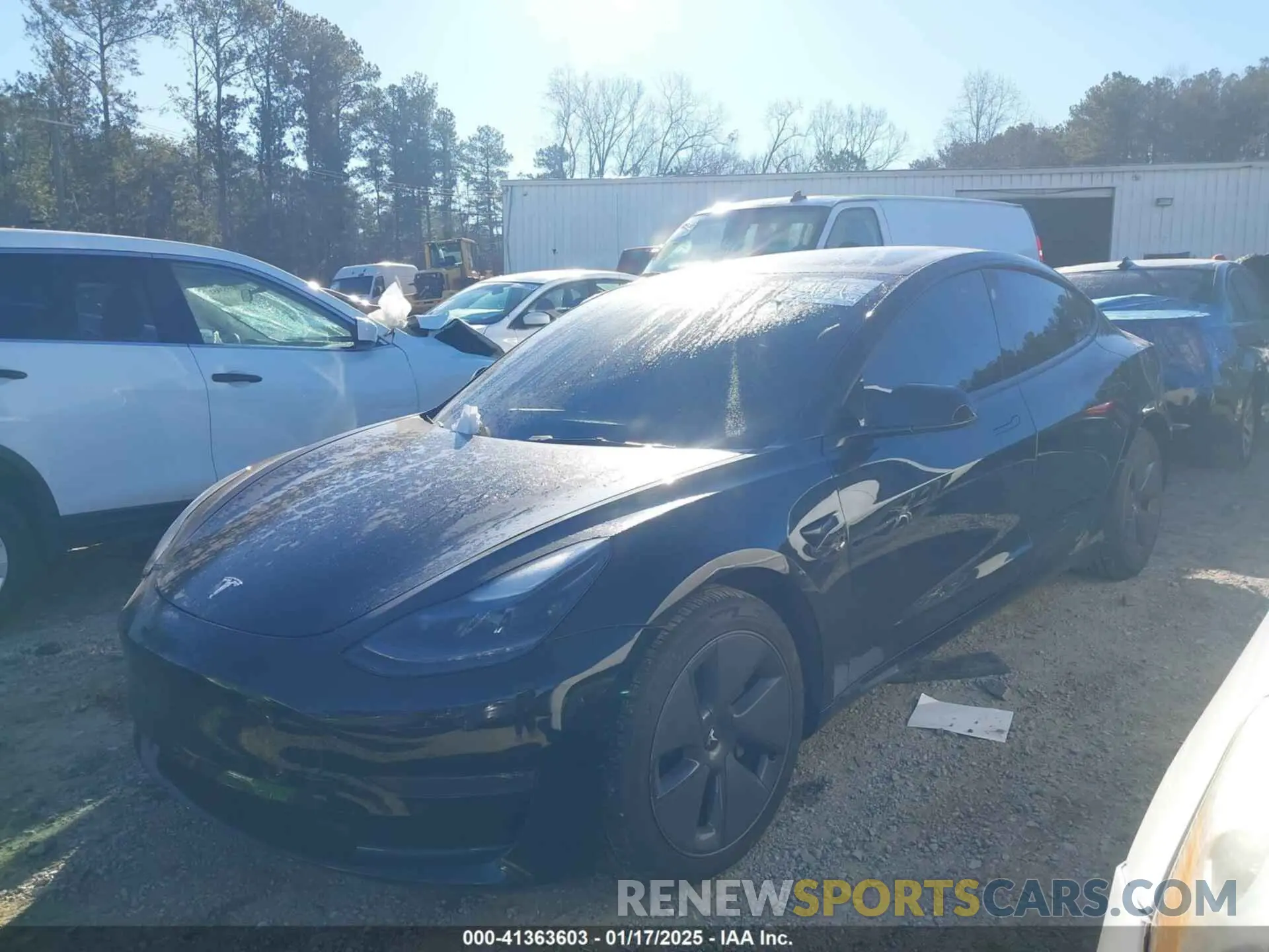 14 fotografías del automóvil dañado 5YJ3E1EA9NF147836 TESLA MODEL 3 2022