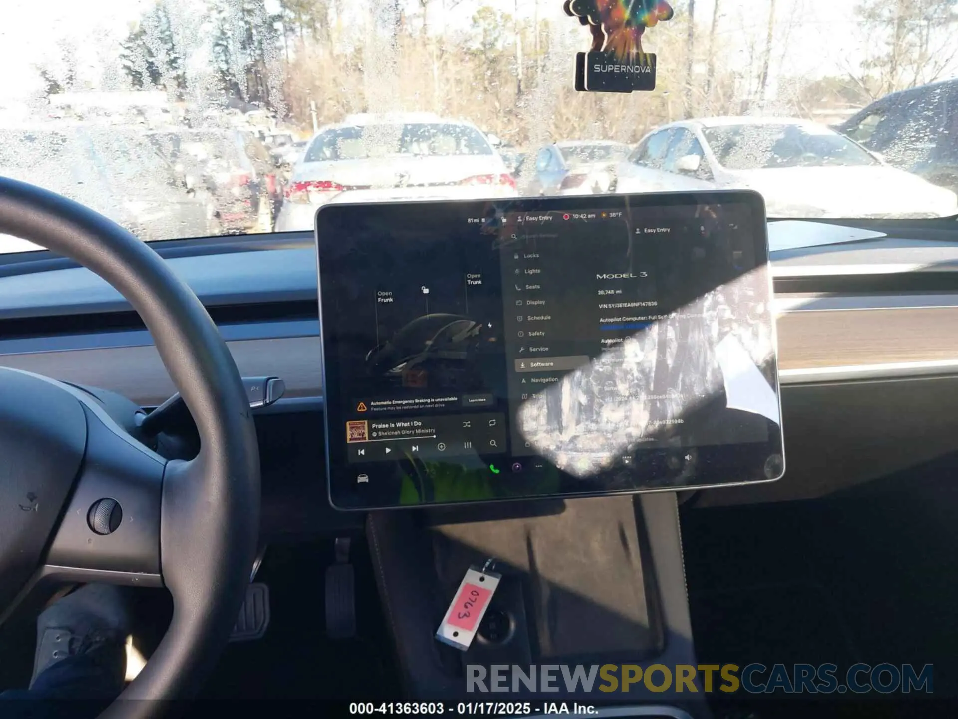 18 fotografías del automóvil dañado 5YJ3E1EA9NF147836 TESLA MODEL 3 2022