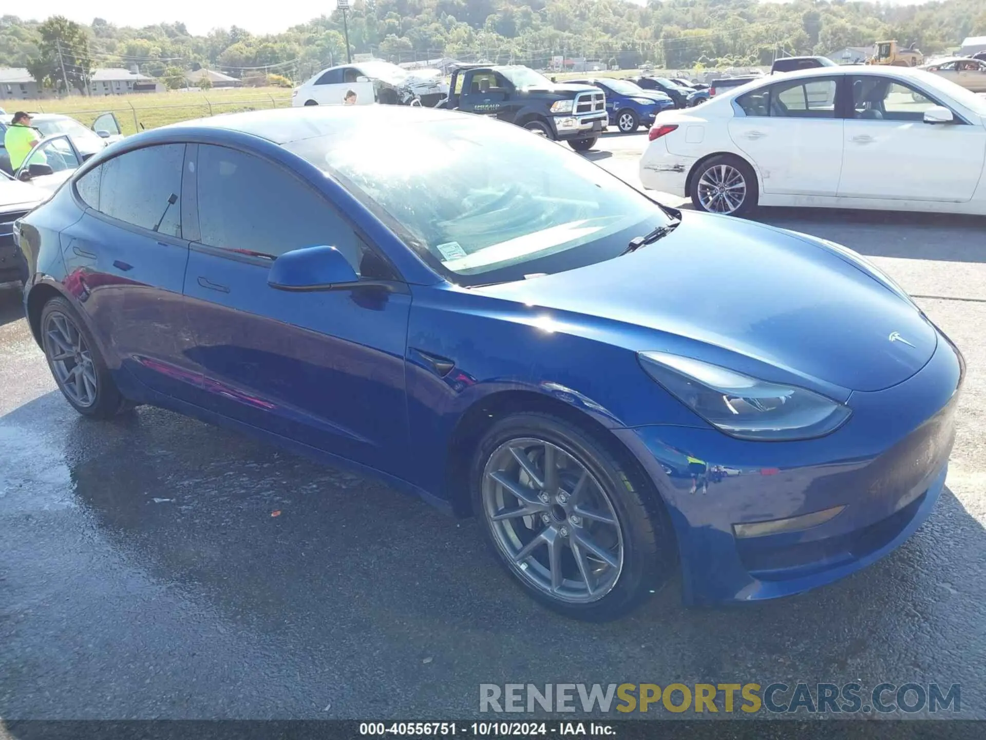 1 fotografías del automóvil dañado 5YJ3E1EA9NF185227 TESLA MODEL 3 2022