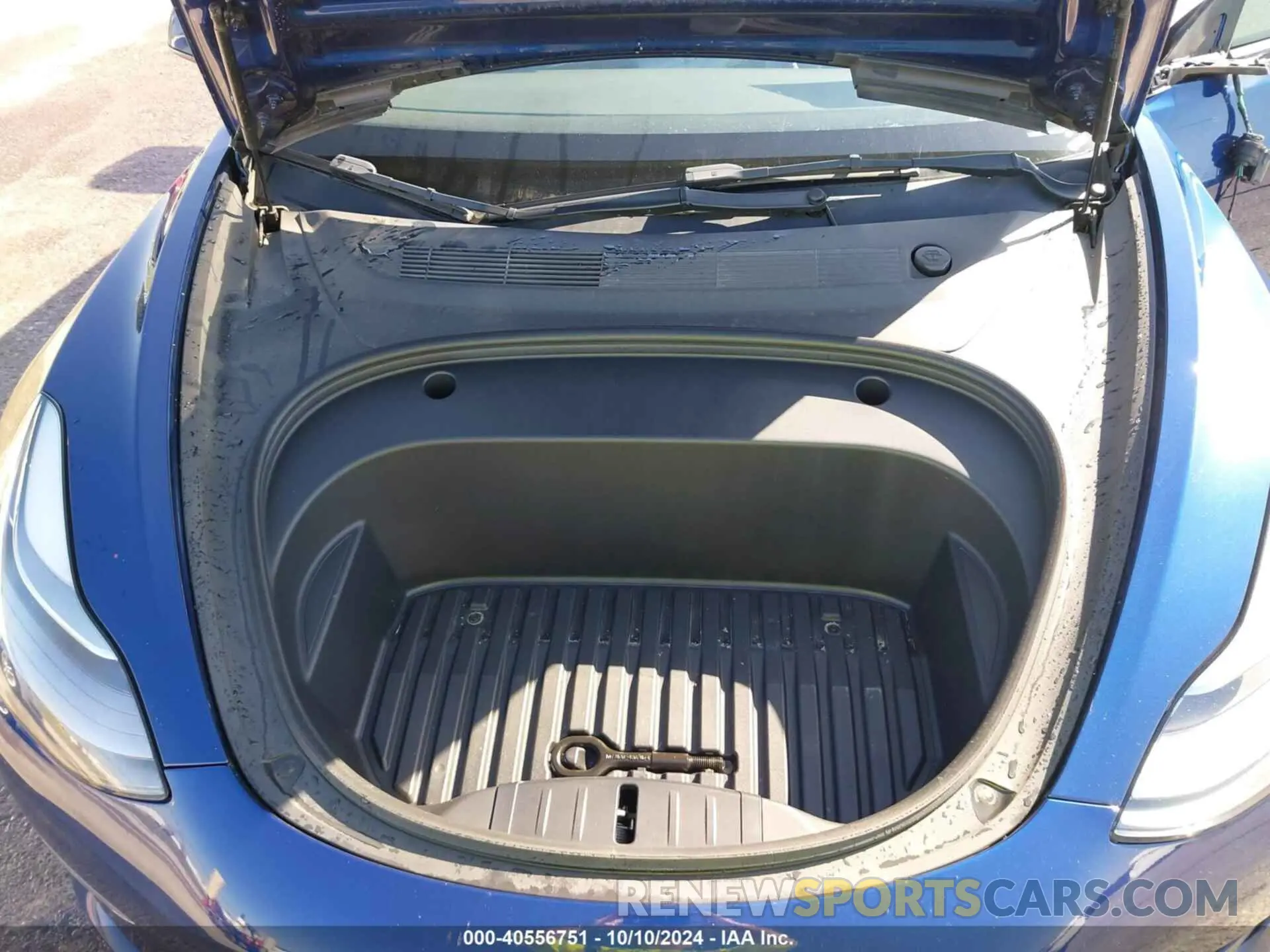 10 fotografías del automóvil dañado 5YJ3E1EA9NF185227 TESLA MODEL 3 2022