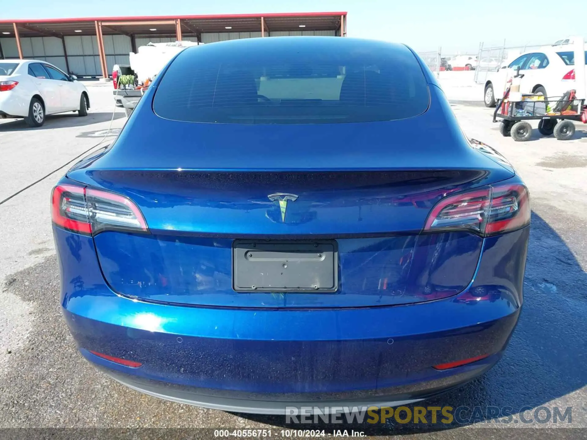 16 fotografías del automóvil dañado 5YJ3E1EA9NF185227 TESLA MODEL 3 2022