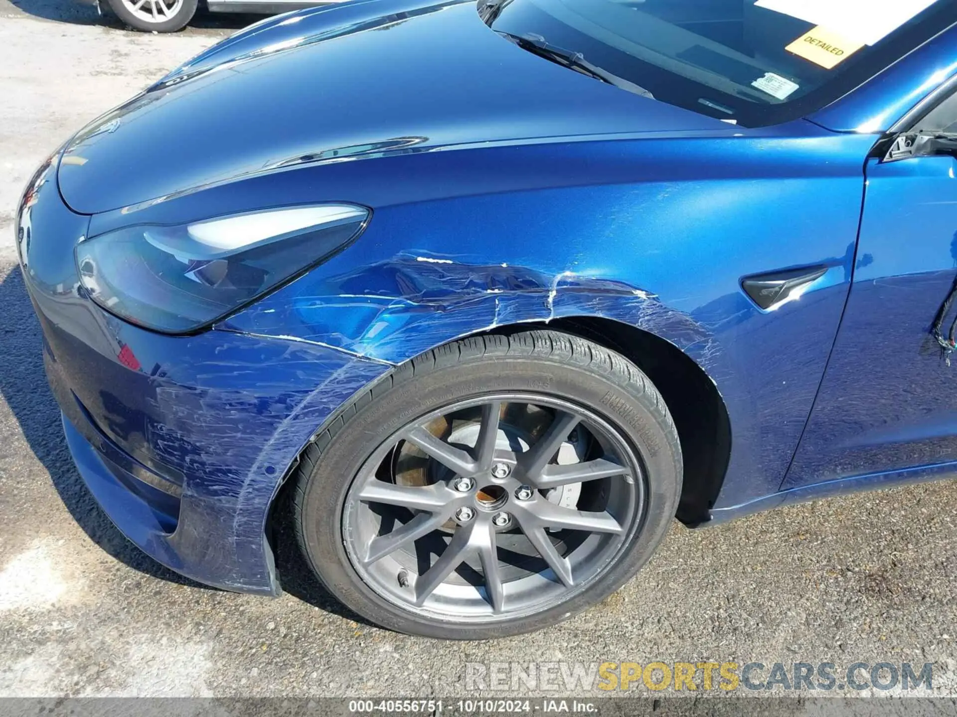 6 fotografías del automóvil dañado 5YJ3E1EA9NF185227 TESLA MODEL 3 2022