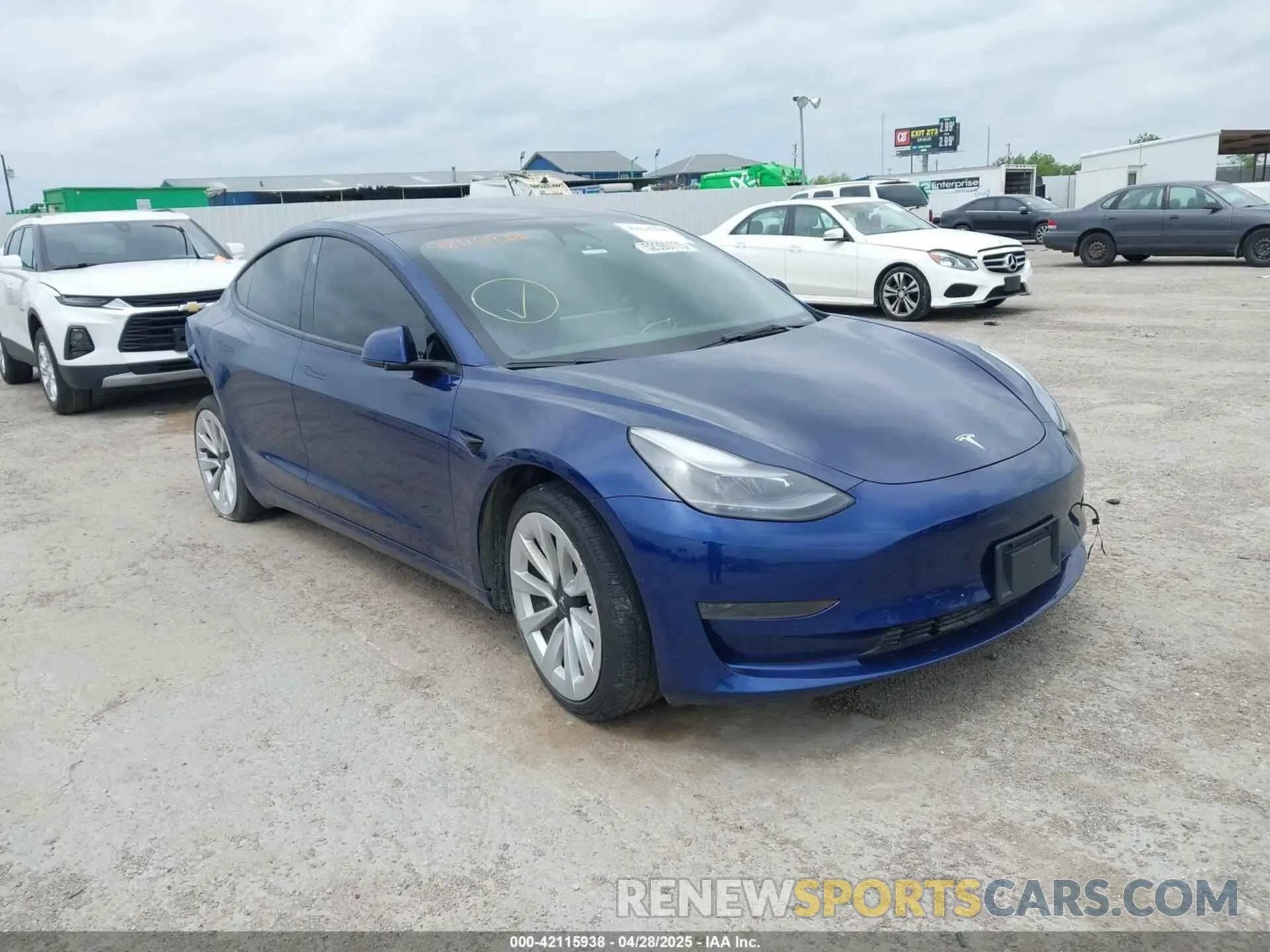 1 fotografías del automóvil dañado 5YJ3E1EA9NF189004 TESLA MODEL 3 2022