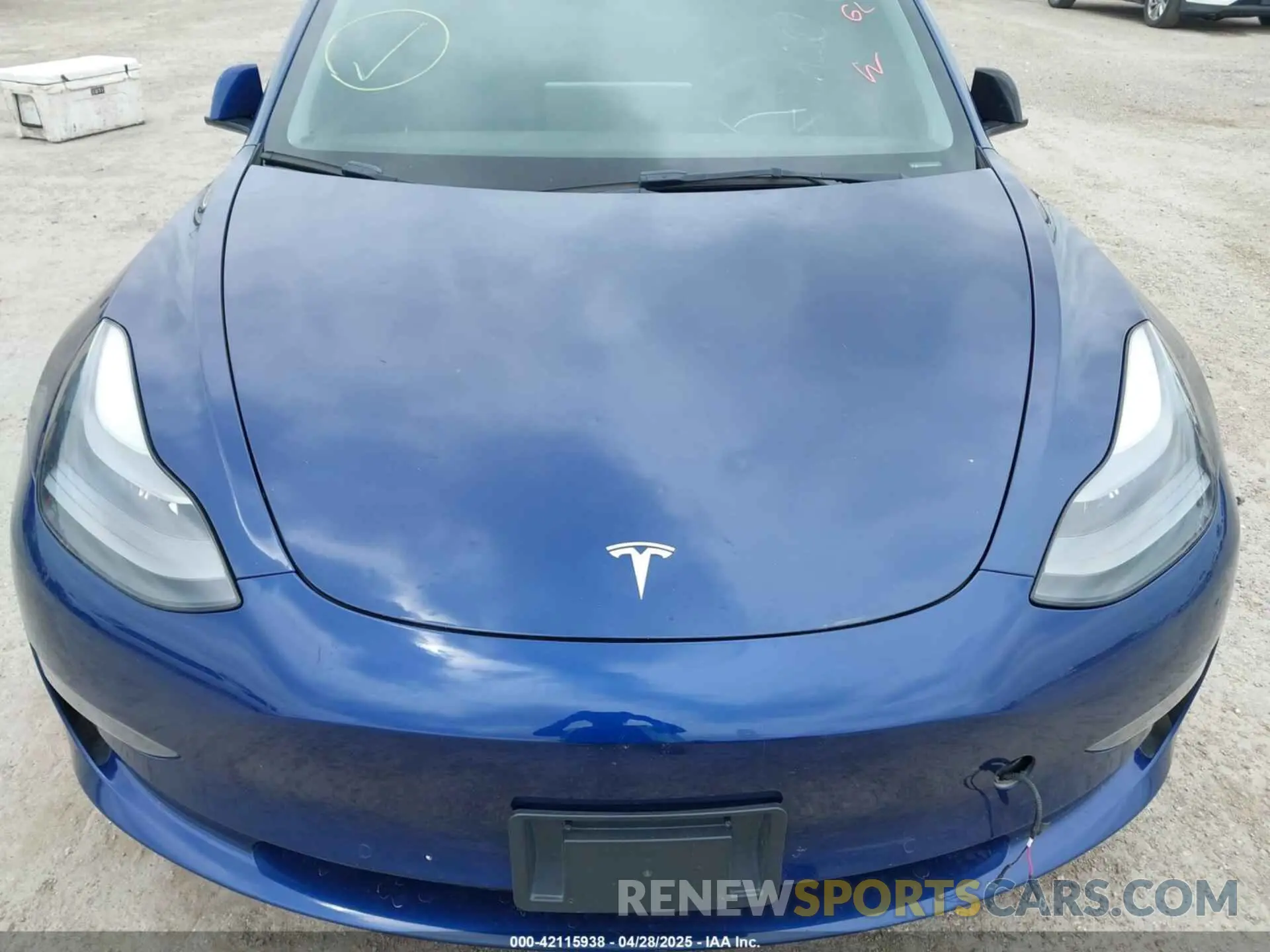 10 fotografías del automóvil dañado 5YJ3E1EA9NF189004 TESLA MODEL 3 2022